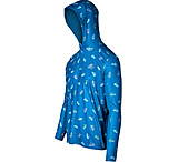 Image of Googan Squad Blue Tossed Jig Hooded Long-Sleeve Shirt w/Mesh Back - Men's
