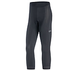 Image of GOREWEAR C3 Women's 3/4 Cycling Tights+ in Black/White GORE WEAR Wmn Apparel 34-44 Form fit F1528672