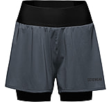 Image of GOREWEAR CONCURVE 3 2in1 Running Shorts Women's in Lab Graphite/Black XS Regular fit 51D806CC