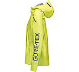 Image of GOREWEAR CONCURVE LE4 GORE-TEX Running Jacket Sleeve Logo Women's in Lime Yellow Small Slim fit Waterproof 5507D5B2