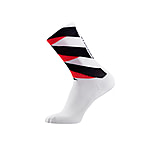 Image of GOREWEAR Essential Signal Socks in White/Lab Red 3.5-5 Form fit C4E59AB9