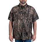 Image of Habit Hatcher Pass Camo Guide Short Sleeve Shirt - Mens