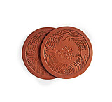 Image of High Camp Flasks Leather Topo Coasters, 2 Pack