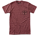 Image of HippyTree Mountain Short Sleeve T-Shirt - Mens-Heather Charcoal-Large, 383454