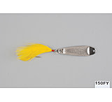 Image of Hopkins Shorty Hammered Spoon with Feathered Single Hook
