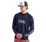 Image of HUK Performance Fishing Pursuit Americana Fill Hoodie - Men's