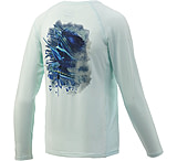 Image of HUK Performance Fishing Pursuit Mahi Badge LS Tees - Youth