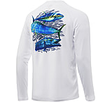 Image of HUK Performance Fishing Pursuit Oversized Long Sleeve Graphic T-Shirts - Men's