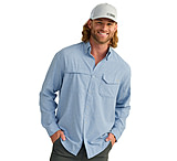 Image of HUK Performance Fishing Tide Point Break LS Minicheck Shirt - Men's