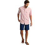 Image of HUK Performance Fishing Tide Point Break Short Sleeve Minicheck Shirt - Men's