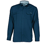 Image of HUK Performance Fishing Tide Point Woven Solid LS Tops, Long Sleeve - Mens