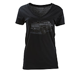 Image of HUK Performance Fishing W Merica Vneck Tops, Short Sleeve - Women's