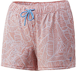 Image of HUK Performance Fishing Pursuit Linear Leaf Volley Shorts - Women's
