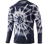 Image of HUK Performance Fishing Spiral Dye Pursuit L/S Shirt - Men's
