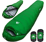 Image of Hyke &amp; Byke Katahdin Fill Power Hydrophobic Sleeping Bag w/ Advanced Synthetic, 625FP, 0F Degrees