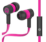 Image of HyperGear Low Ryder Earphones w/Mic, Pink/Black