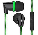 Image of HyperGear Sound Wavez Braided Earphones w/Mic, Grn