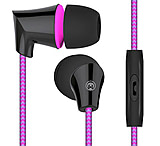 Image of HyperGear Sound Wavez Braided Earphones w/Mic, Pink