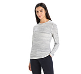 Image of Icebreaker 200 Oasis Long Sleeve Crewe Ski Tracks Thermal Top - Women's