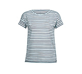 Image of Icebreaker Aria Short Sleeve Scoop Pulled Lines