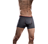 Image of Icebreaker Body Fit Boxer Brief w/Fly 150 - Men's-Pewter/Rocket-Medium