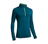 Image of Icebreaker Compass Long Sleeve Half Zip Hood - Mens