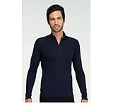 Image of Icebreaker Mondo Long Sleeve Half Zip 200 - Men's-Large-Splash/Sail Stitch