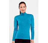 Image of Icebreaker Oasis Long Sleeve Half Zip Stripe Top - Women's
