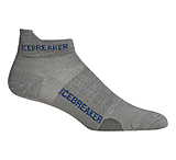Image of Icebreaker Run Ultralite Micro Sock Clearance - Men's-White/Silver/White-X-Large