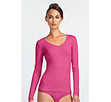 Image of Icebreaker Siren Long Sleeve Sweetheart Stripe Top - Women's