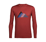Image of Icebreaker Tech Lite Long Sleeve Crewe Seven Summit Stack - Men's