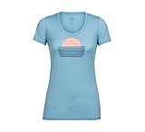 Image of Icebreaker Tech Lite Short Sleeve Scoop Setting Sun