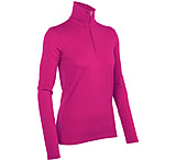 Image of Icebreaker Tech Long Sleeve Half Zip Top - Women's-Magenta-Small