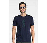 Image of Icebreaker Tech Short Sleeve V Chrysanthemum Clearance - Women's-Sable-Medium