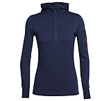 Image of Icebreaker Terra Long Sleeve Half Zip Hood - Womens