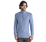 Icebreaker Waypoint Long Sleeve Half Zip Top - Men's, Kyanite, Large, IB104901885L