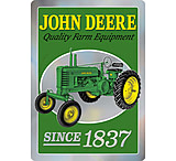 Image of John Deere Open Road Brands Die Cut Tin Sign Jd W/prismatic Knock Out<