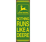 Image of John Deere Open Road Brands Emb Tin Sign Nothing Runs Like A Deer Jd<
