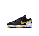 Image of Jordan Air Jordan 1 Low Big Kids' Shoes in Black IX3530-010 2D726108