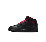 Image of Jordan Air Jordan 1 Mid SE Big Kids' Shoes in Black IX3528-010 495E70FC