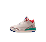 Image of Jordan 3 Retro Play Your Way Little Kids' Shoes in White IO2074-100 6C84A7FC