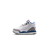 Image of Jordan 3 Retro True Blue Baby/Toddler Shoes in White DM0968-104 F0A26794