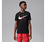 Image of Jordan Big Kids' Jumpman Swoosh Intersection T-Shirt in Black 95F481-023 8C4394BA