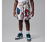 Image of Jordan Big Kids' Mike's Flight Kit Shorts in White 95G374-782 EDC8B0C9