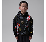 Image of Jordan Little Kids' Mike's Flight Kit Pullover Hoodie in Black 85G383-G0T B8A85871