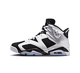 Image of Jordan Men's Air Jordan 6 Retro Black and White Shoes in White CT8529-108 2F9C21EF