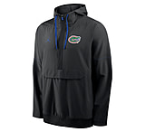 Image of Jordan Men's Florida Sideline Anorak Jordan Brand College 1/2-Zip Hooded Jacket in Black 0JAT08HZUFN-PTU BA843FEE