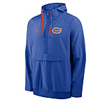 Image of Jordan Men's Florida Sideline Anorak Jordan Brand College 1/2-Zip Hooded Jacket in Blue 0JAT08DDUFN-PTU 4AD13341