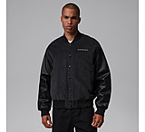 Image of Jordan Men's Jordan Flight Essentials Varsity Jacket in Black IU0769-010 3F6A43F6