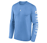 Image of Jordan Men's North Carolina Primetime Legend Jordan Brand Dri-FIT College Long-Sleeve T-Shirt in Blue NJGT4EYNCN-EKV 1EB9DB5C